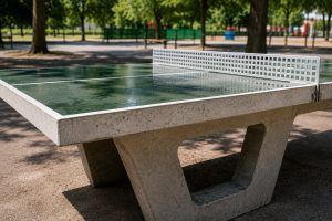 Mesa de ping pong de hormigón